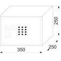 RS 25 EDK elektronický trezor