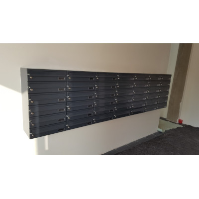 M37 ansamblu de cutii poştale cu o faţă