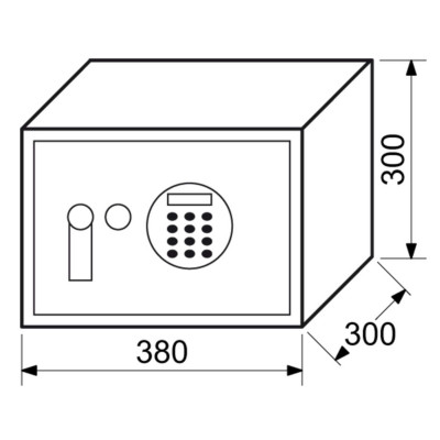 RS30 R.LA elektronický sejf