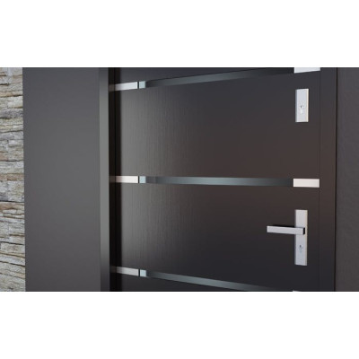 TOTAL vchodová kľučka-kľučka INOX pravá TOTAL vchodová kľučka-kľučka INOX pravá