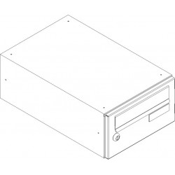 SJ 260/110 poštová schránka jednostranná RAL