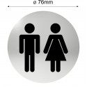 Označenie dverí samolepiace - WC