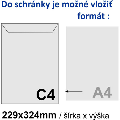 S14 schránka biela KVETY S14 schránka biela KVETY