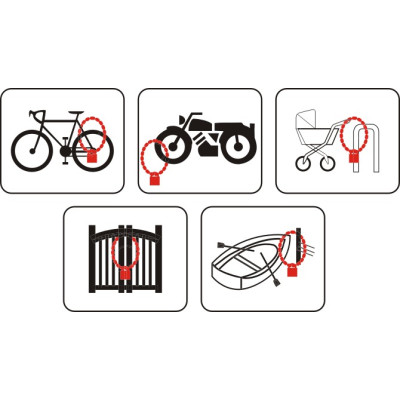 RR Lanț de siguranță Ø 8mm x 2200mm