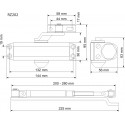 RZ202 amortizor pentru ușă