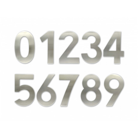 Číslica "5" fasádna 150mm NEREZ S