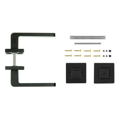 K02 WC kľučka na dvere čierna K02 WC kľučka na dvere čierna