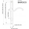 BAROCO mâner+ mâner negru