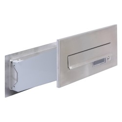 S5T cutie poștală pentru zidit RAL9006 + inox