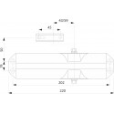 DS100 amortizor ușă DECENTIS maro