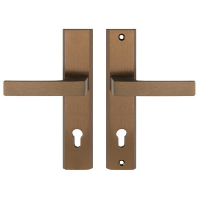 TOTAL intrare mâner-mâner bronz 90mm stânga T90PL