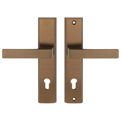TOTAL intrare mâner-mâner bronz 90mm stânga T90PL