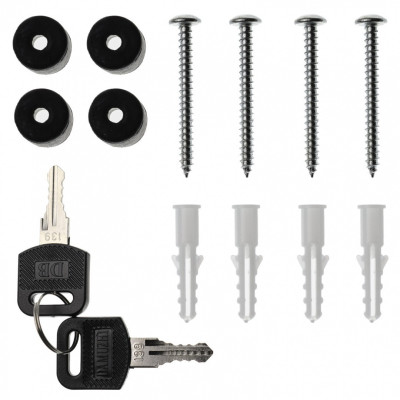 D3693 poštová schránka nerez / antracit