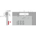 DORMA TS68 s ramenom EN2-4 biela