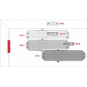 DORMA TS68 s ramenom EN2-4 strieborná