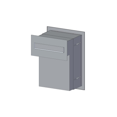 S20 schránka na zamurovanie antracit