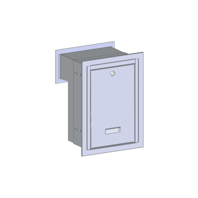 S20 schránka na zamurovanie antracit