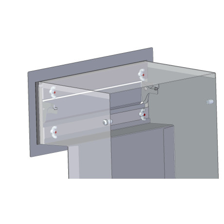 S20 schránka na zamurovanie antracit
