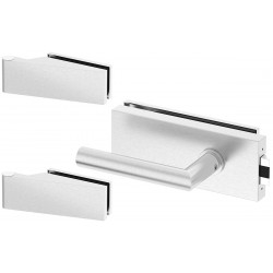 Mâner sticlă SLIM PRO INOX set fără deschidere SZKBINS