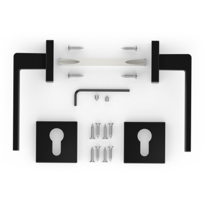 K03 PZ kľučka na dvere čierna IT LINE K03 PZ kľučka na dvere čierna IT LINE