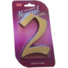 Numere 125 mm bronz
